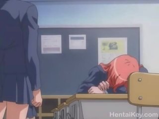 Hentai young woman with shaft
