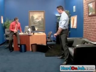 Two Amazing lads Having dirty film In Office Three By Hardonjob