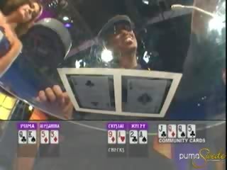 Puma swede în o poker joc.