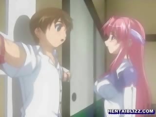 Cautivo hentai compañero consigue aspirado su putz por desagradable hentai alumna novia