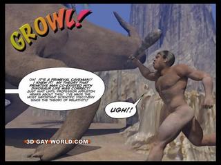 Cretaceous cotok 3d homoseks pria komik sci-fi kotor film cerita